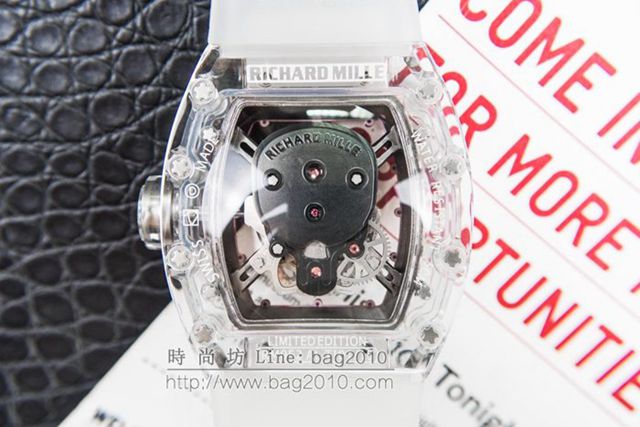 Richard Mille e理查徳米勒 RM052系列 最新鬼頭升級版 顱骨系列 原裝透明殼 理查徳米勒高端男士全自動機械腕表  hds1450